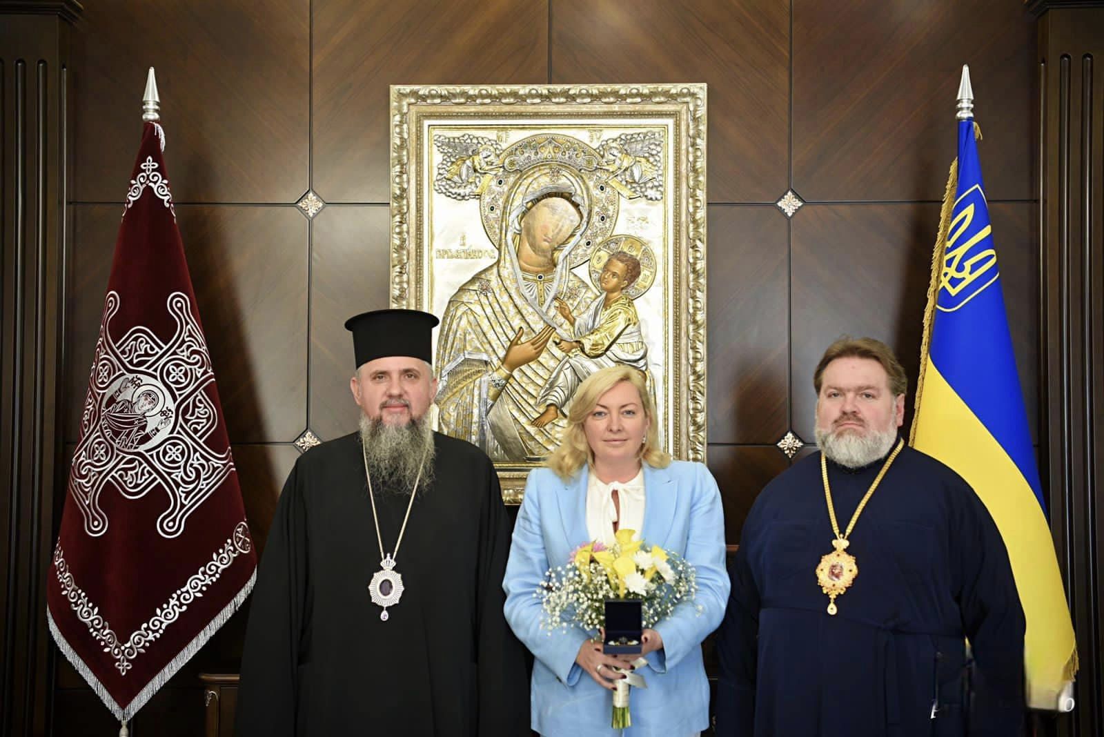 Тетяна Єгорова-Луценко провела зустріч з Блаженнійшим Митрополитом Епіфанієм