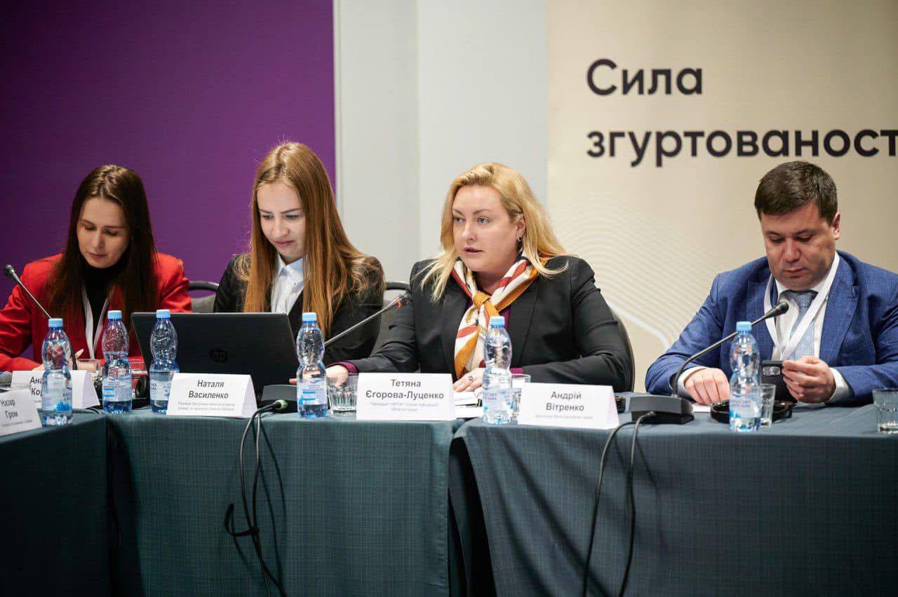 Тетяна Єгорова-Луценко долучилась до чергової сесії щодо регіонального стратегічного планування, яка відбулась у Києві