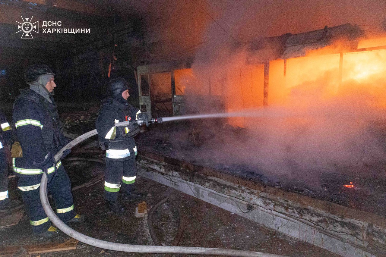 Сьогодні вночі місто Харків зазнало масованого удару