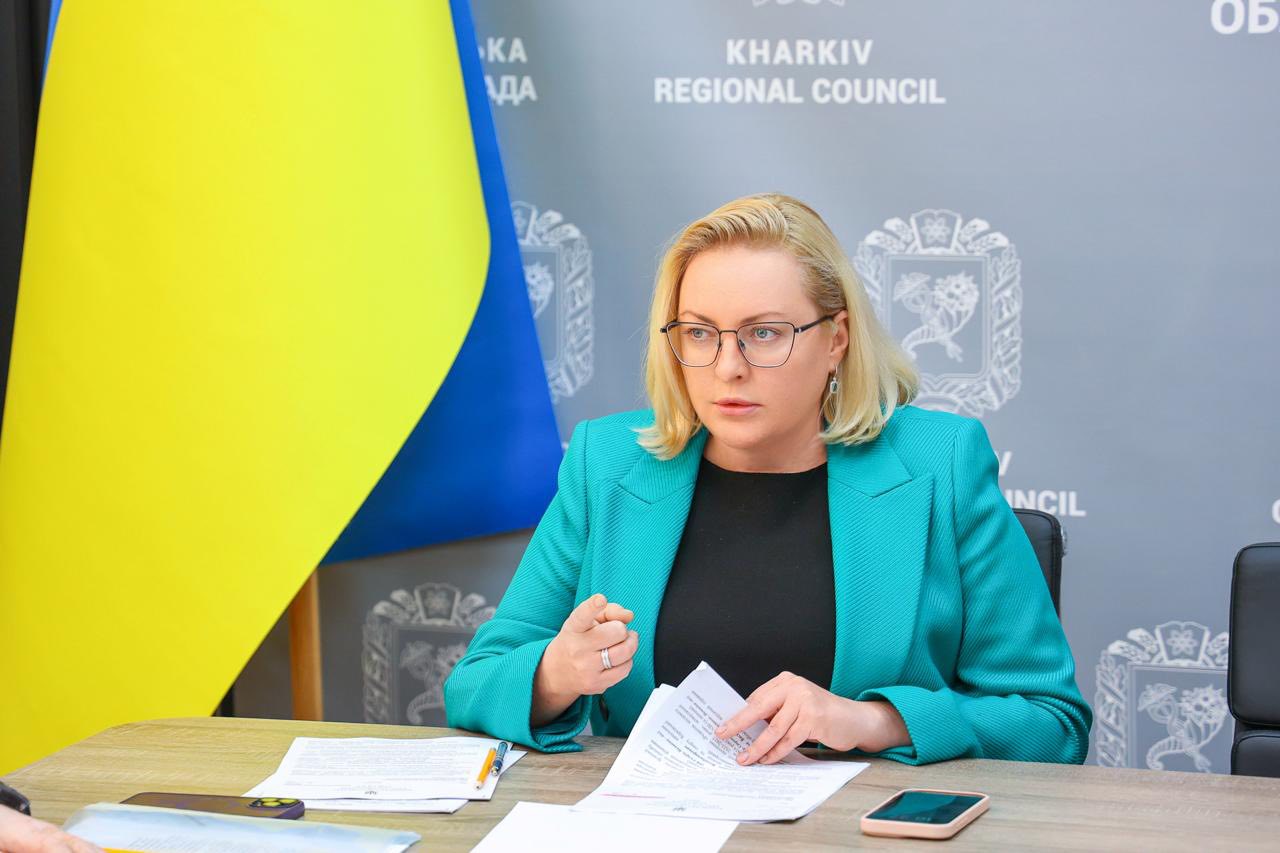 Тетяна Єгорова-Луценко провела нараду з керівниками фракцій Харківської обласної ради