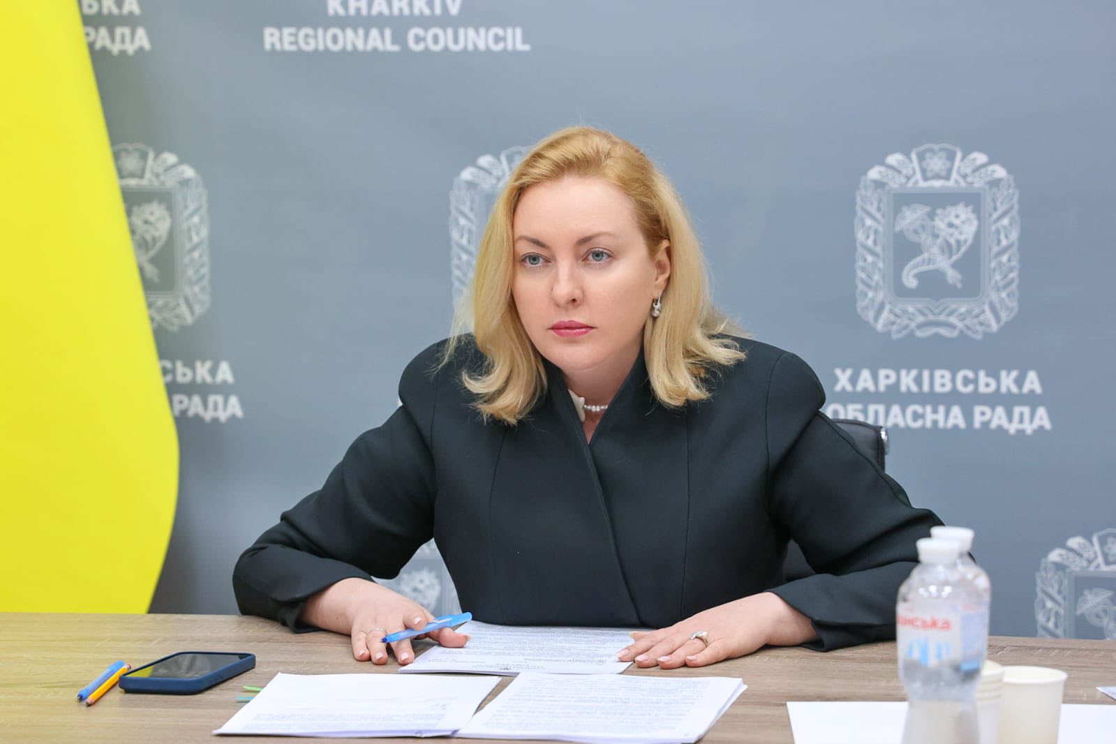 Тетяна Єгорова-Луценко провела погоджувальну нараду з керівниками фракцій та груп Харківської обласної ради