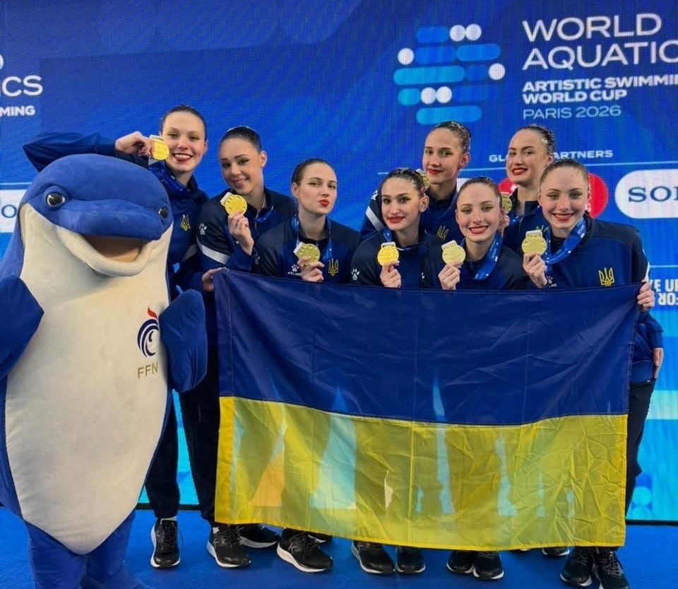 У складі збірної України спортсменки з Харківщини вибороли «золото» в артистичному (синхронному) плаванні на Кубку світу