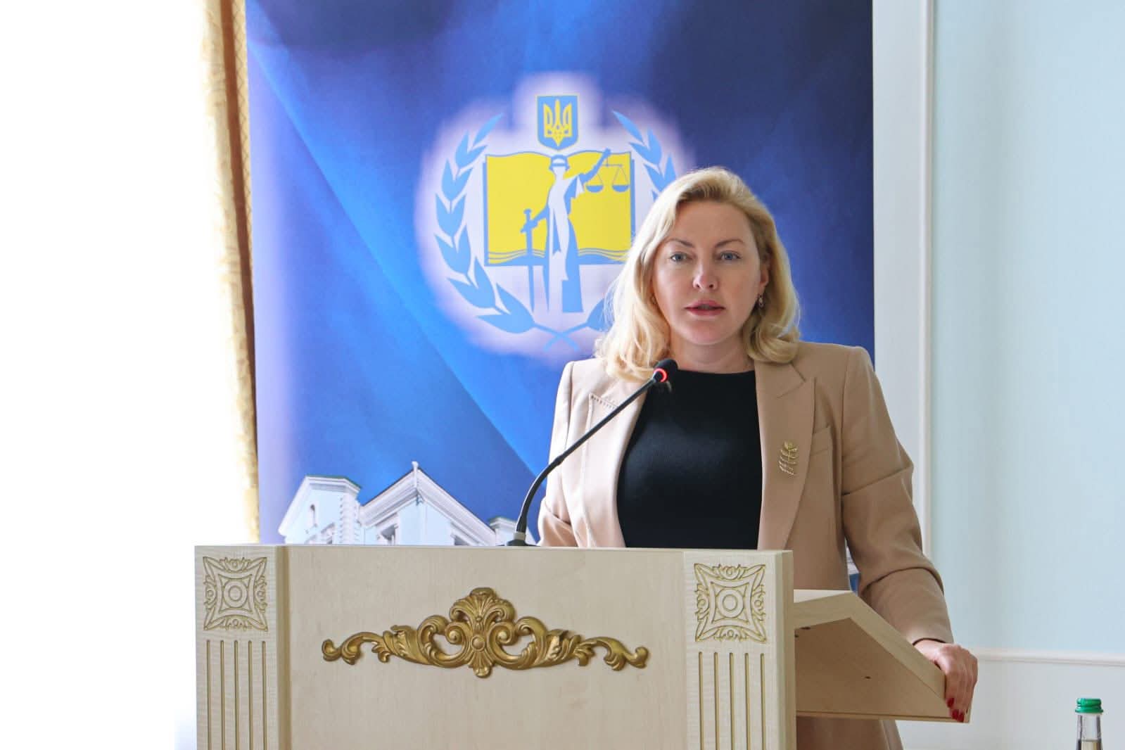 Тетяна Єгорова-Луценко долучилася до чергової сесії загальних зборів Національної академії правових наук України