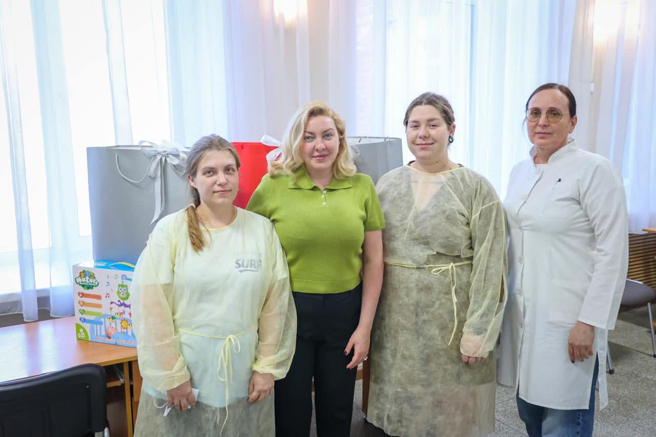 Тетяна Єгорова-Луценко відвідала Обласний клінічний перинатальний центр