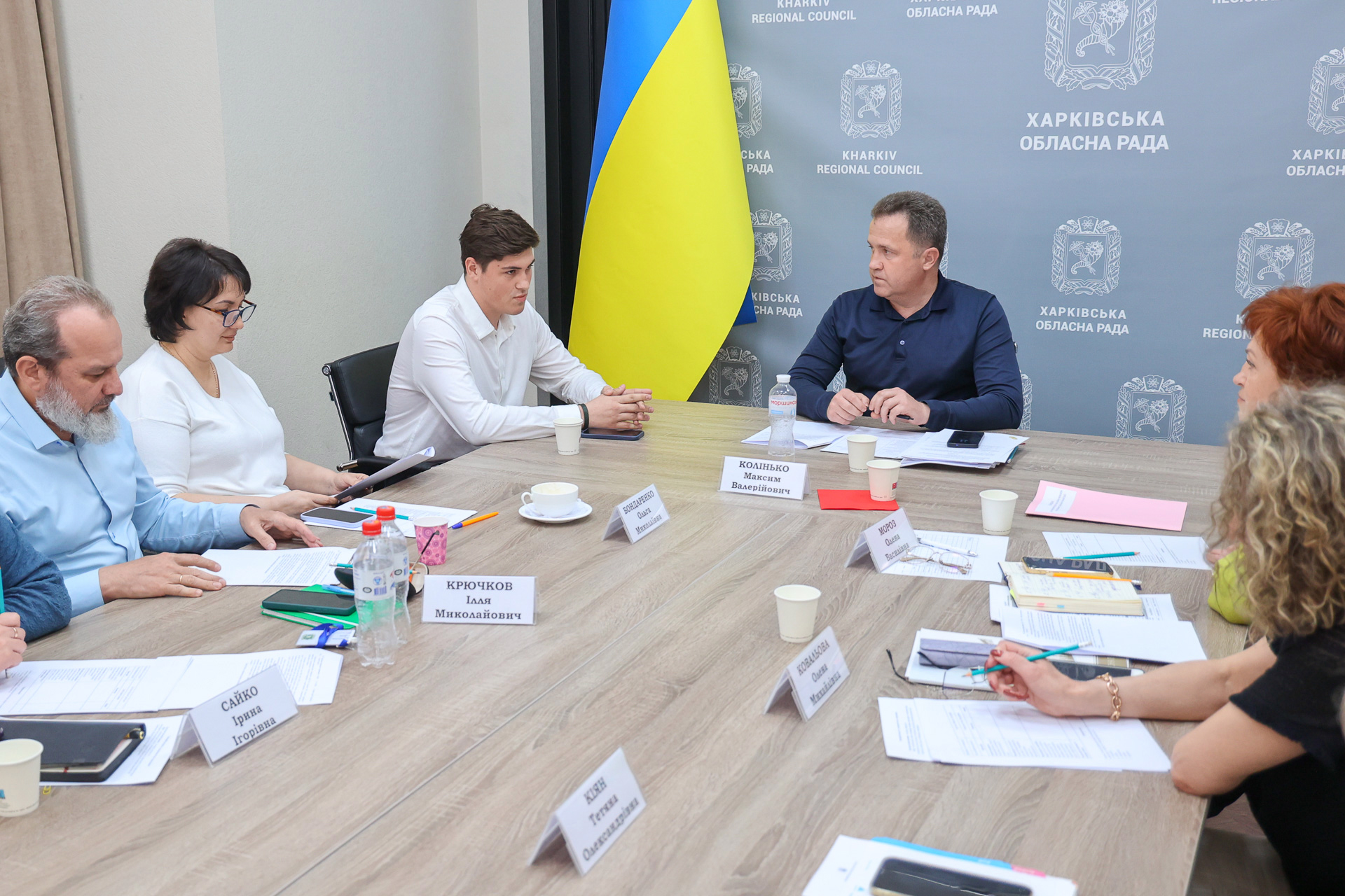 У Харківській обласній раді відбулися співбесіди з кандидатами на стажування у виконавчому апараті